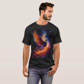Eagle Blaze : T-shirt Fiery Design" (Devant entier)