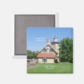 Eagle Bluff Lighthouse magnet Magneet (Voorkant / Achterkant)