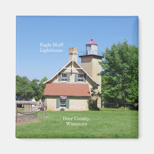 Eagle Bluff Lighthouse magnet Magneet (Voorkant)