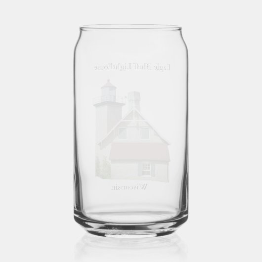 Eagle Bluff Lighthouse peut verre (Verso)