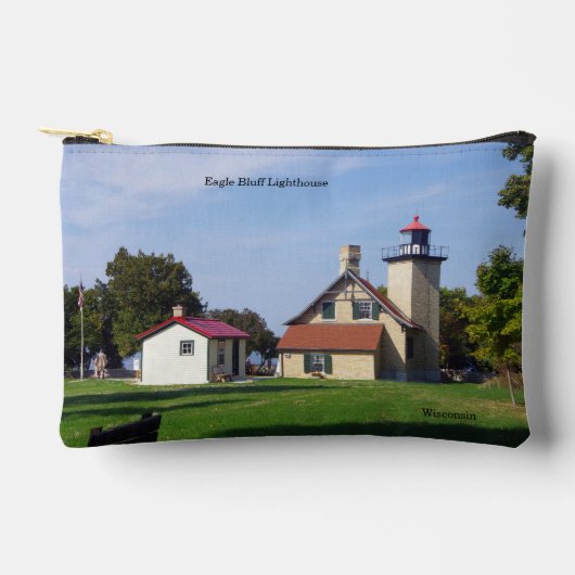 Eagle Bluff Lighthouse zipper bag Etui (Voorkant)