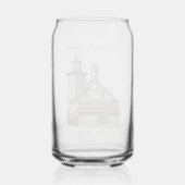 Eagle Bluff vuurtoren kan glas (Achterkant)