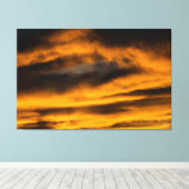 eagle burnout canvas afdruk (Insitu (Houten vloer))