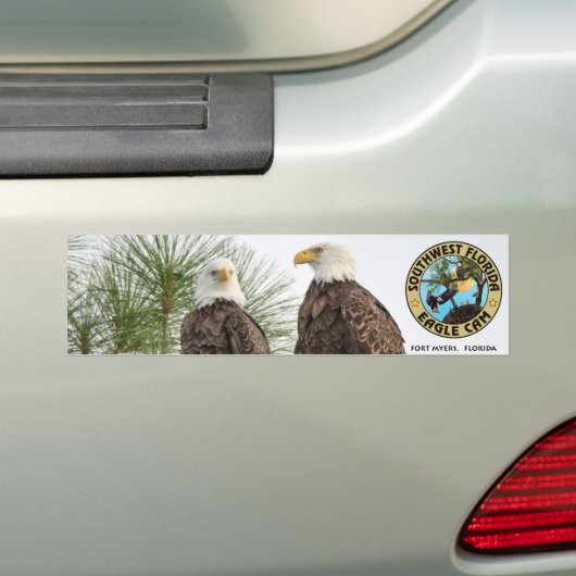 Eagle Cam Bumpersticker (Op auto)