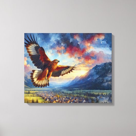 Eagle Canvas Afdruk (Voorkant)