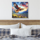 Eagle Canvas Afdruk (Insitu (Slaapkamer))