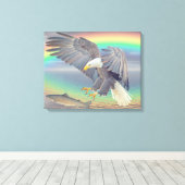 Eagle Canvas Afdruk (Insitu (Houten vloer))