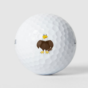 Eagle cartoon golfballen