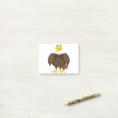 Eagle cartoon post-it® notes (Op bureau)