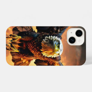 Eagle Chase iPhone 14/13 Hoesje: Fierce Protection iPhone 14 Hoesje