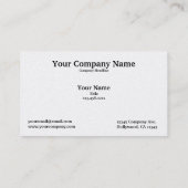 Eagle chauve américain et cartes de visite de (Dos)