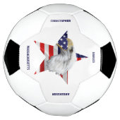 Eagle chauve, Drapeau Américain, Étoile (Tourné)