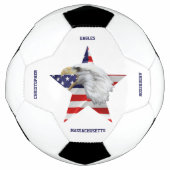 Eagle chauve, Drapeau Américain, Étoile (Devant)