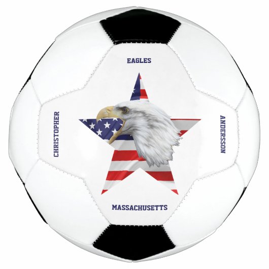 Eagle chauve, Drapeau Américain, Étoile (Devant)