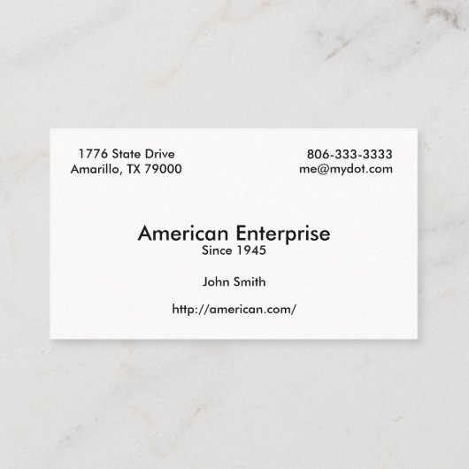 Eagle chauve sur le carte de visite de drapeau (Dos)