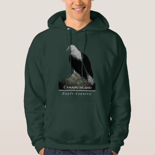 Eagle Country, Personaliseer de tekst van de stad Hoodie (Voorkant)