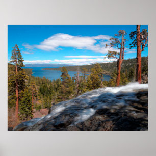 Eagle Creek Falls, South Lake Tahoe Poster