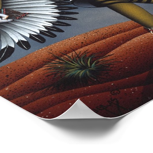 "Eagle Dancer" Poster (Hoek)