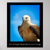 Eagle Design Motivational Inspiration Poster (Devant)