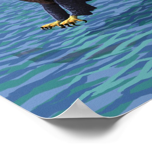 Eagle DivingUtah Poster (Hoek)