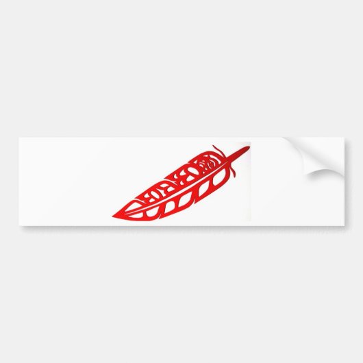 Eagle-doetherontwerp Bumpersticker (Voorkant)