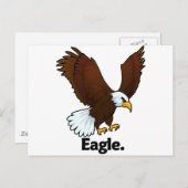 Eagle. Eagle Briefkaart (Voorkant / Achterkant)
