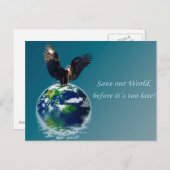 Eagle Earth Day Series Briefkaart (Voorkant / Achterkant)