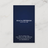 Eagle Emblem USA Vlag Verticaal Visitekaartje (Achterkant)