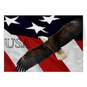 Eagle en American Flag USA