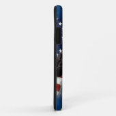 Eagle en Amerikaanse vlag voor de Patriot Case-Mate iPhone Case (Achterkant/rechts)