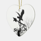 Eagle en Arrow Keramisch Ornament (Links)