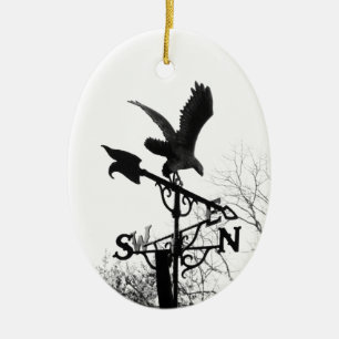 Eagle en Arrow Keramisch Ornament
