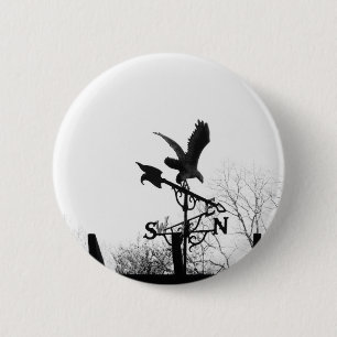 Eagle en Arrow Ronde Button 5,7 Cm
