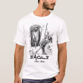 Eagle en de soldaten Mannen T-shirt (Voorkant)