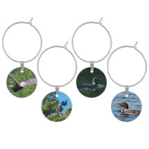 Eagle en Loon Wine Charms