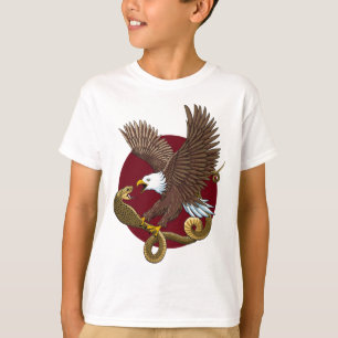 Eagle en slang t-shirt