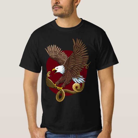 Eagle en Snake T-shirt (Voorkant)