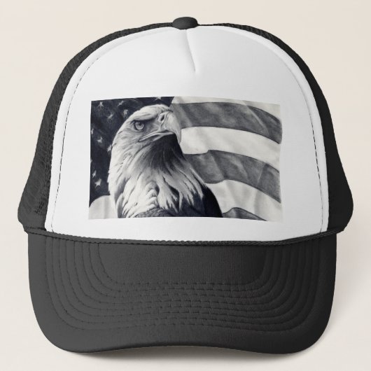 Eagle et casquette de drapeau (Devant)