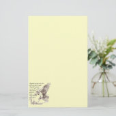 Eagle et papeterie d'écriture sainte (Debout devant)