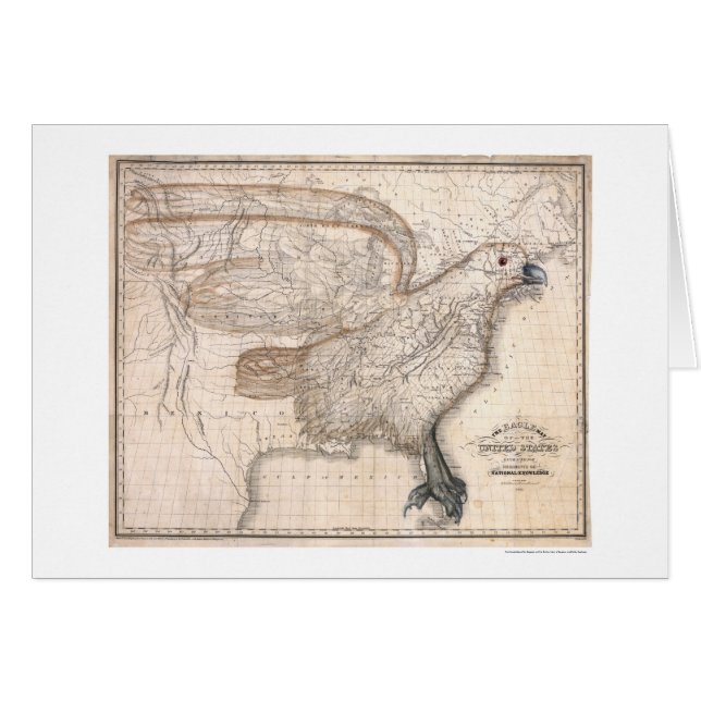 Eagle Etats-Unis tracent 1832 (Devant horizontal)