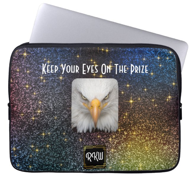 Eagle Eyes Laptop Sleeve (Voorkant)