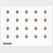 Eagle Face Hart Sticker (Vel)