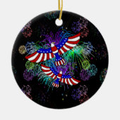 Eagle Fireworks Keramisch Ornament (Voorkant)