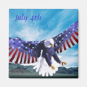 Eagle Flag Magnet Magneet