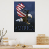 Eagle Flag Poster (Keuken)