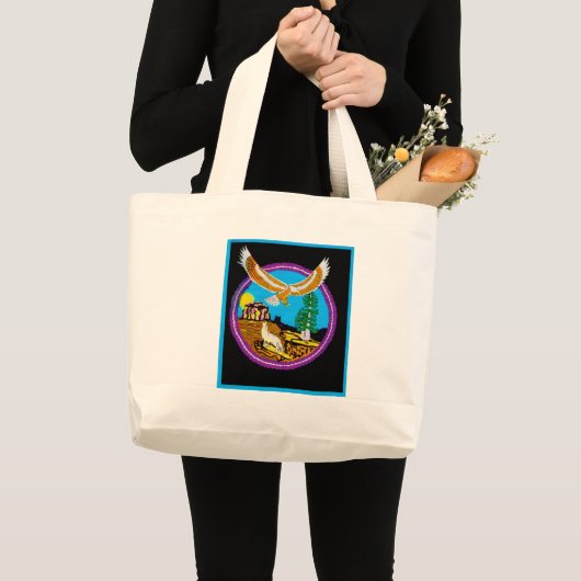 Eagle Flight Grote Tote Bag (Voorkant (product))