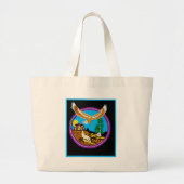 Eagle Flight Grote Tote Bag (Voorkant)