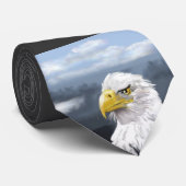 eagle fly ,tie, Kravatte Stropdas (Opgerold)