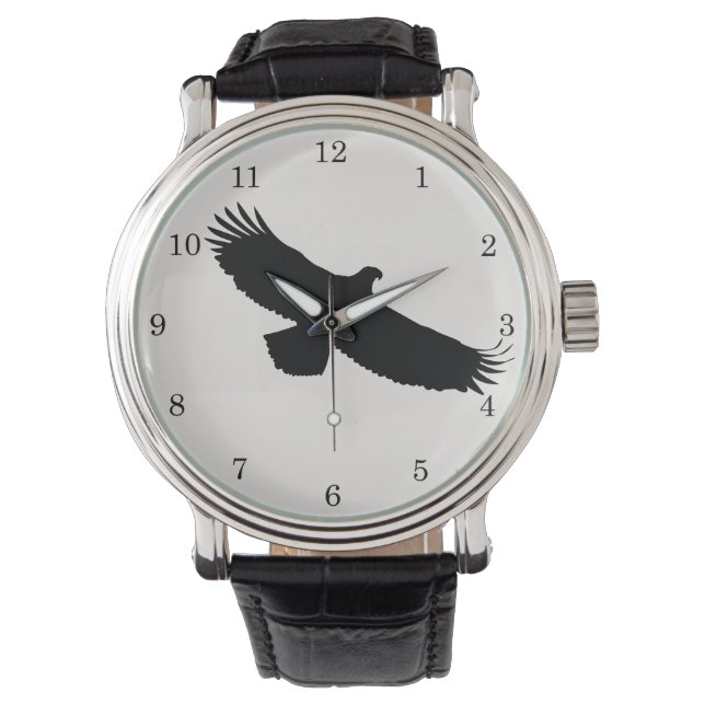 Eagle Flying Bekijk uw kleuren Horloge (Voorkant)