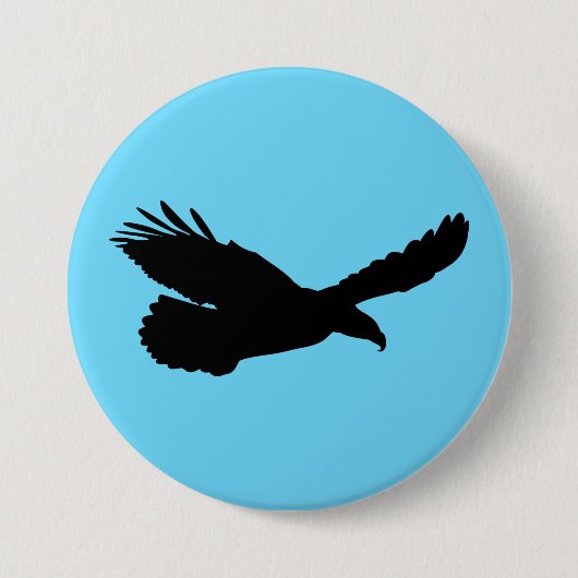 Eagle Flying Button - Aangepaste kleur (Voorkant)
